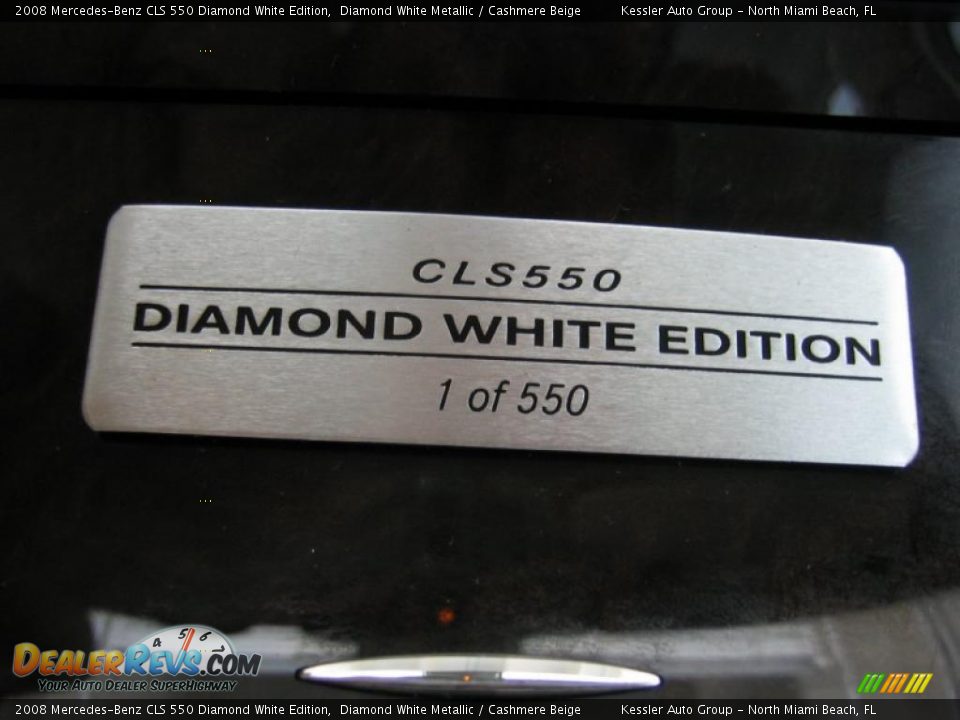 2008 Mercedes-Benz CLS 550 Diamond White Edition Logo Photo #20