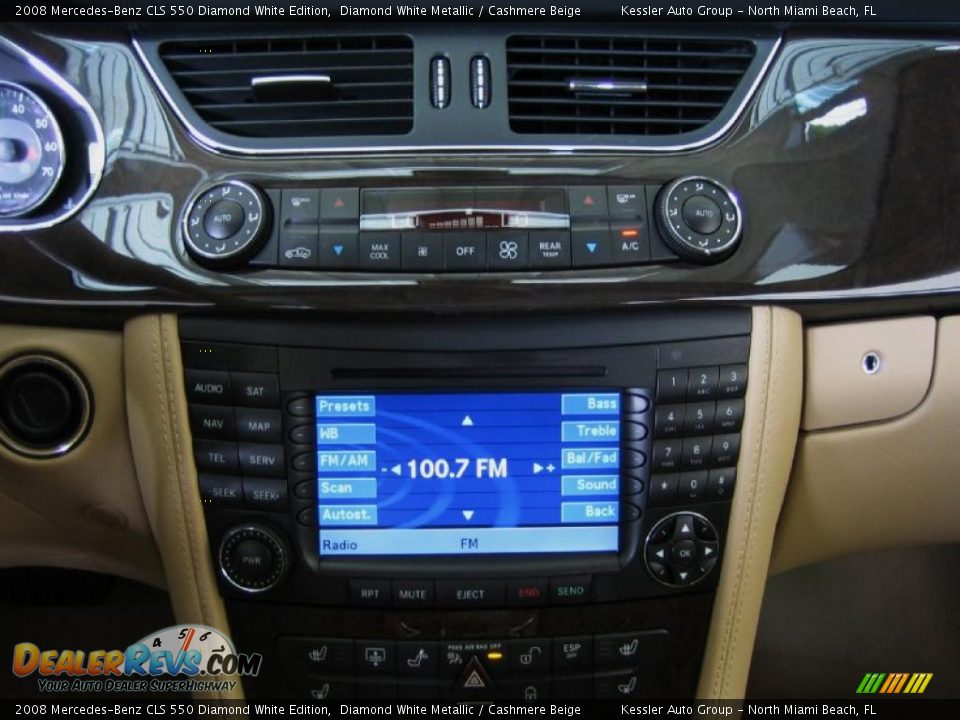 Controls of 2008 Mercedes-Benz CLS 550 Diamond White Edition Photo #22
