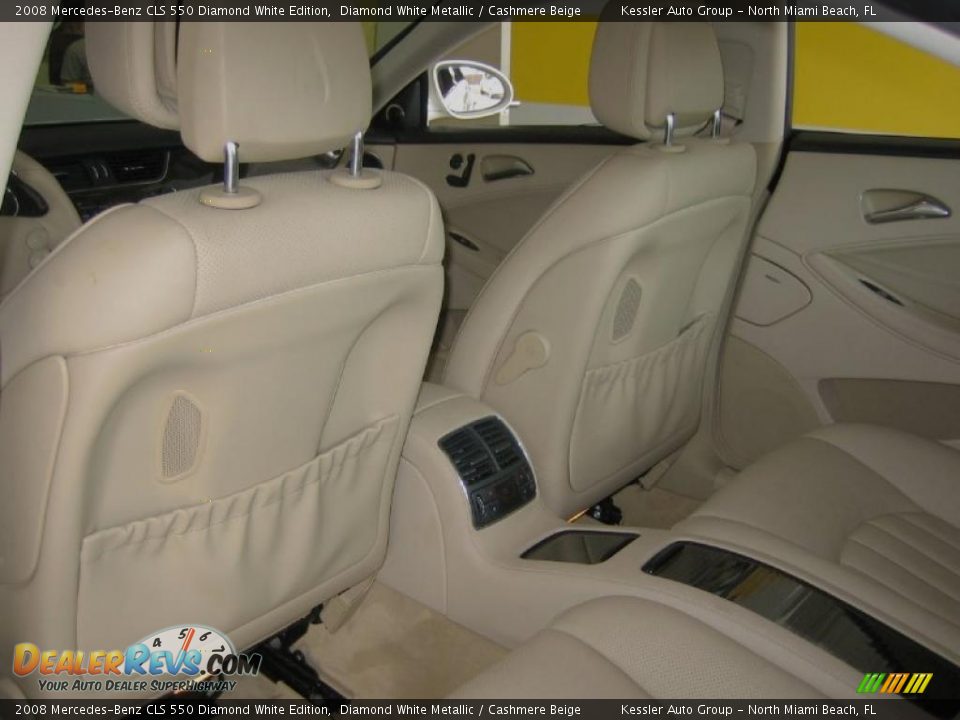 Cashmere Beige Interior - 2008 Mercedes-Benz CLS 550 Diamond White Edition Photo #26