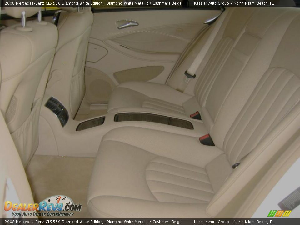 Cashmere Beige Interior - 2008 Mercedes-Benz CLS 550 Diamond White Edition Photo #27