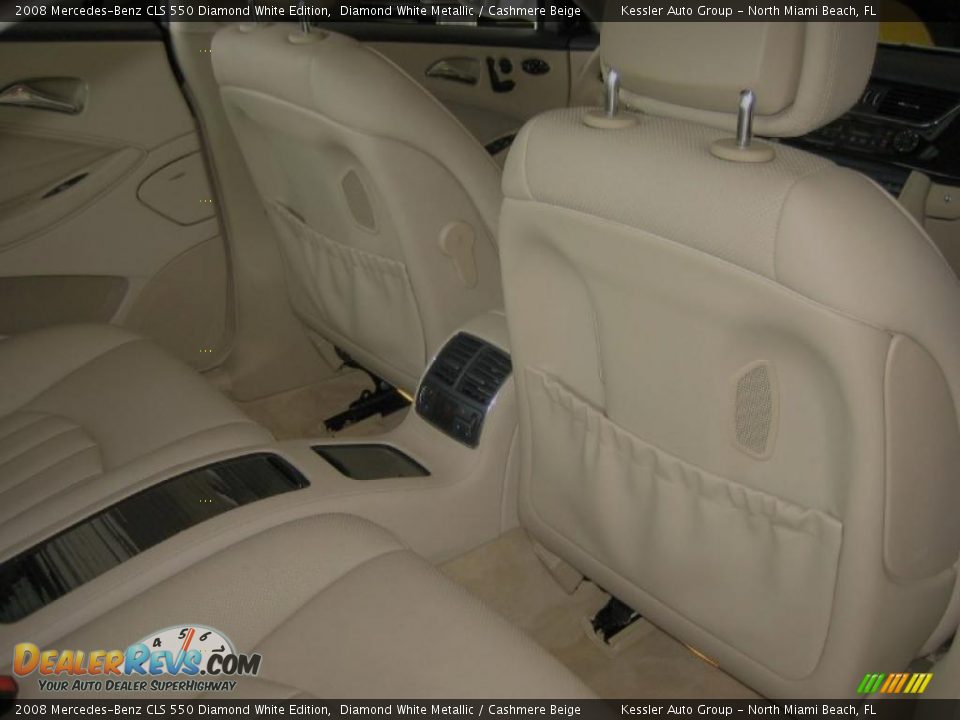 Cashmere Beige Interior - 2008 Mercedes-Benz CLS 550 Diamond White Edition Photo #29