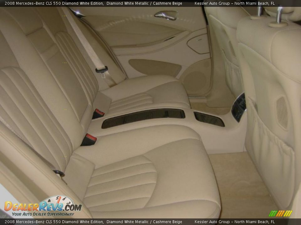 Cashmere Beige Interior - 2008 Mercedes-Benz CLS 550 Diamond White Edition Photo #30