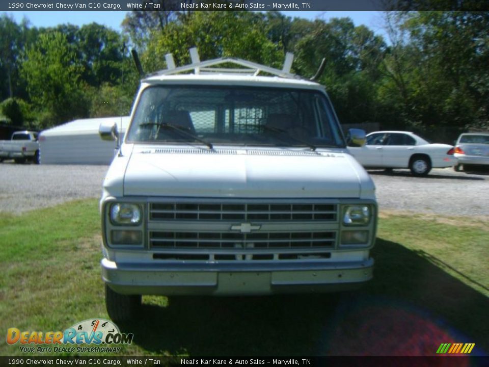 1990 Chevrolet Chevy Van G10 Cargo White / Tan Photo #4