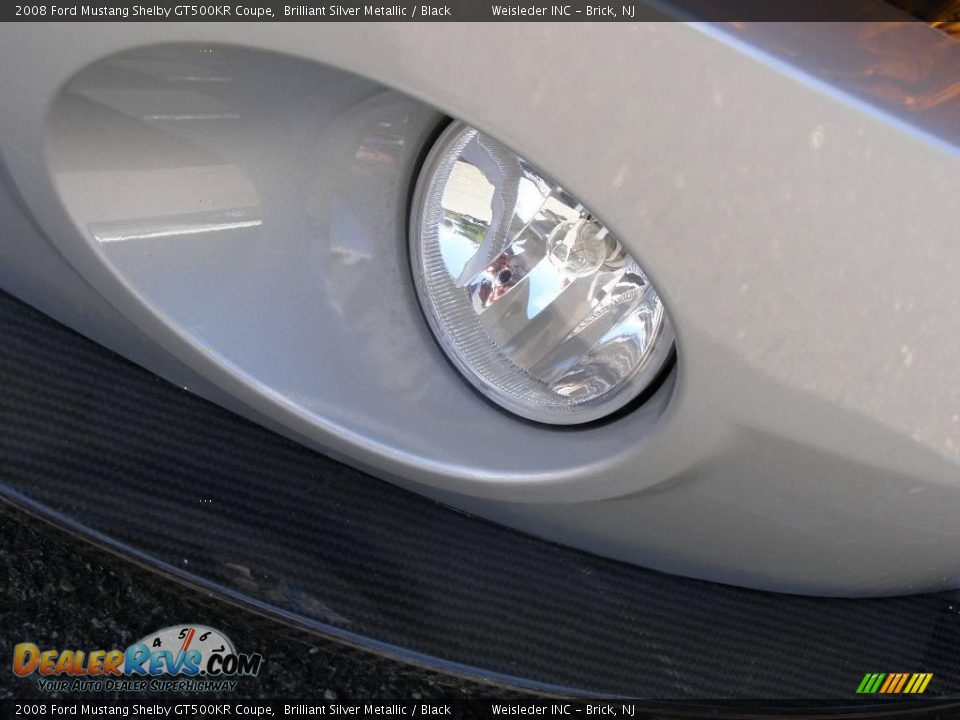 2008 Ford Mustang Shelby GT500KR Coupe Brilliant Silver Metallic / Black Photo #12