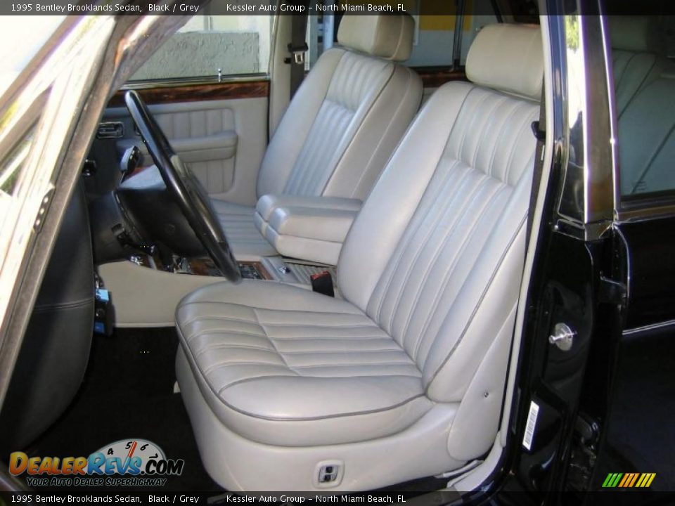 1995 Bentley Brooklands Sedan Black / Grey Photo #14