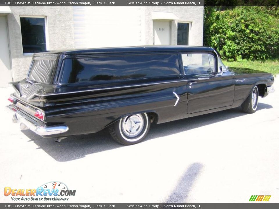 Black 1960 Chevrolet Biscayne Brookwood Station Wagon Photo #4
