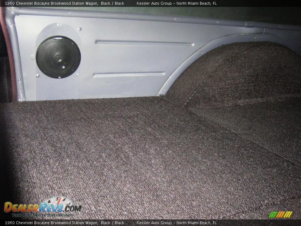 Black Interior - 1960 Chevrolet Biscayne Brookwood Station Wagon Photo #17