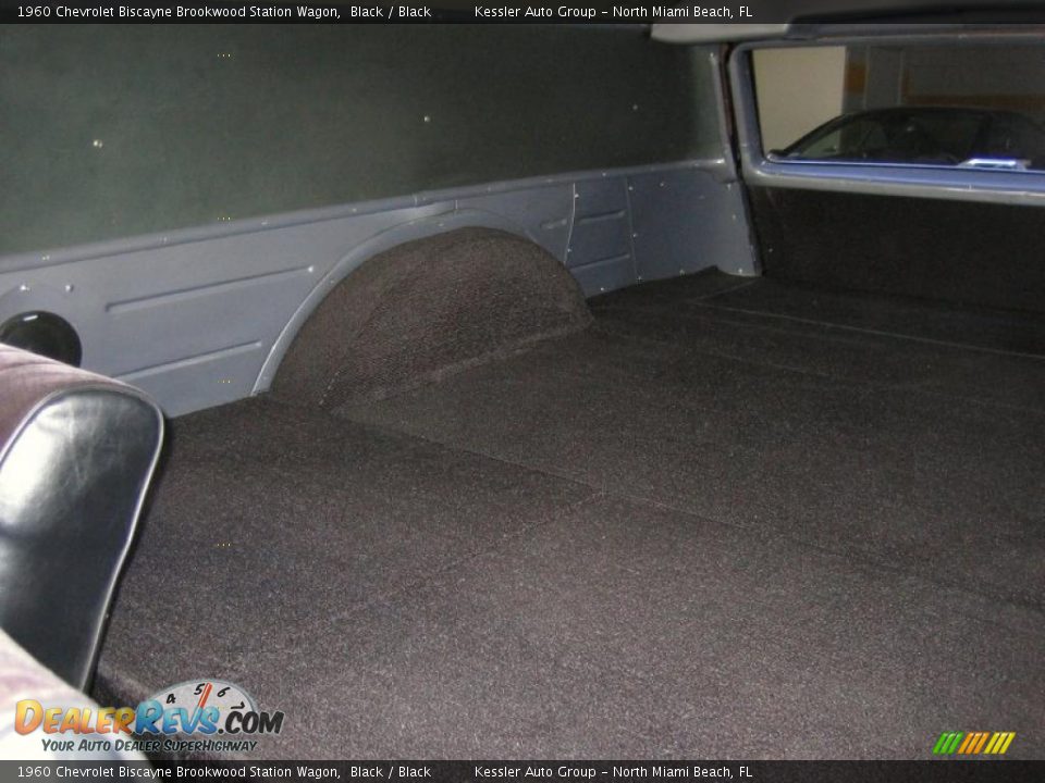 Black Interior - 1960 Chevrolet Biscayne Brookwood Station Wagon Photo #18