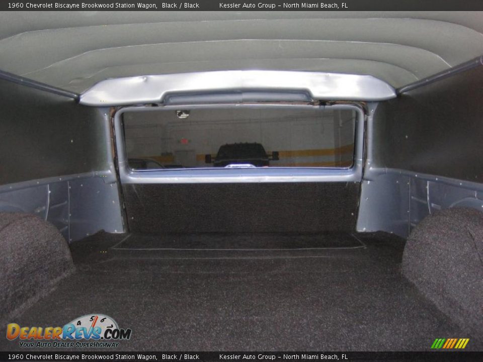 Black Interior - 1960 Chevrolet Biscayne Brookwood Station Wagon Photo #19