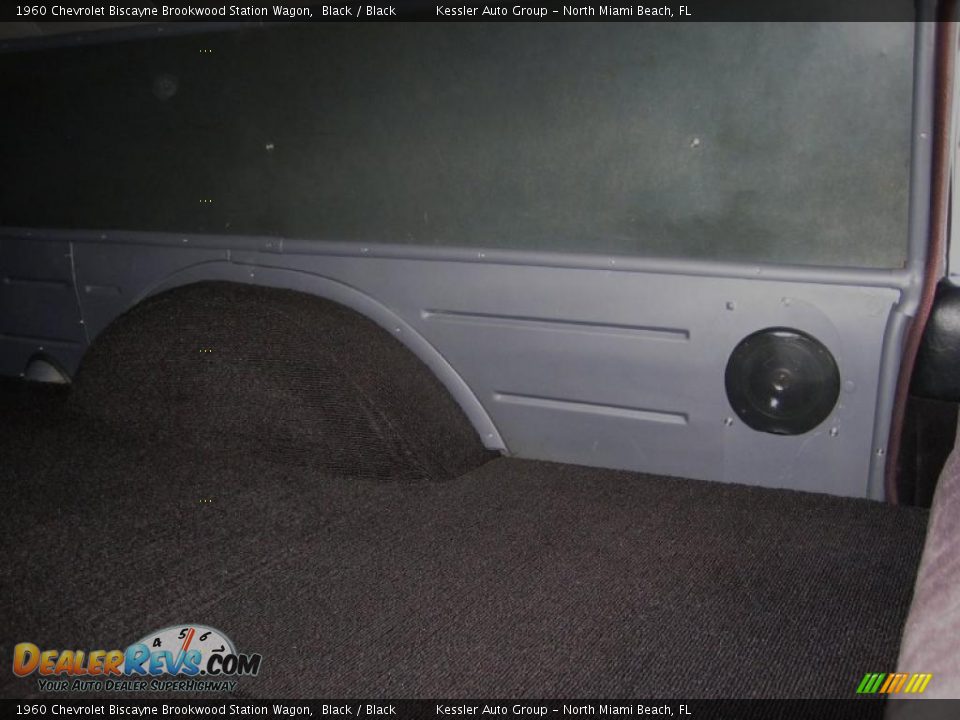 1960 Chevrolet Biscayne Brookwood Station Wagon Black / Black Photo #24