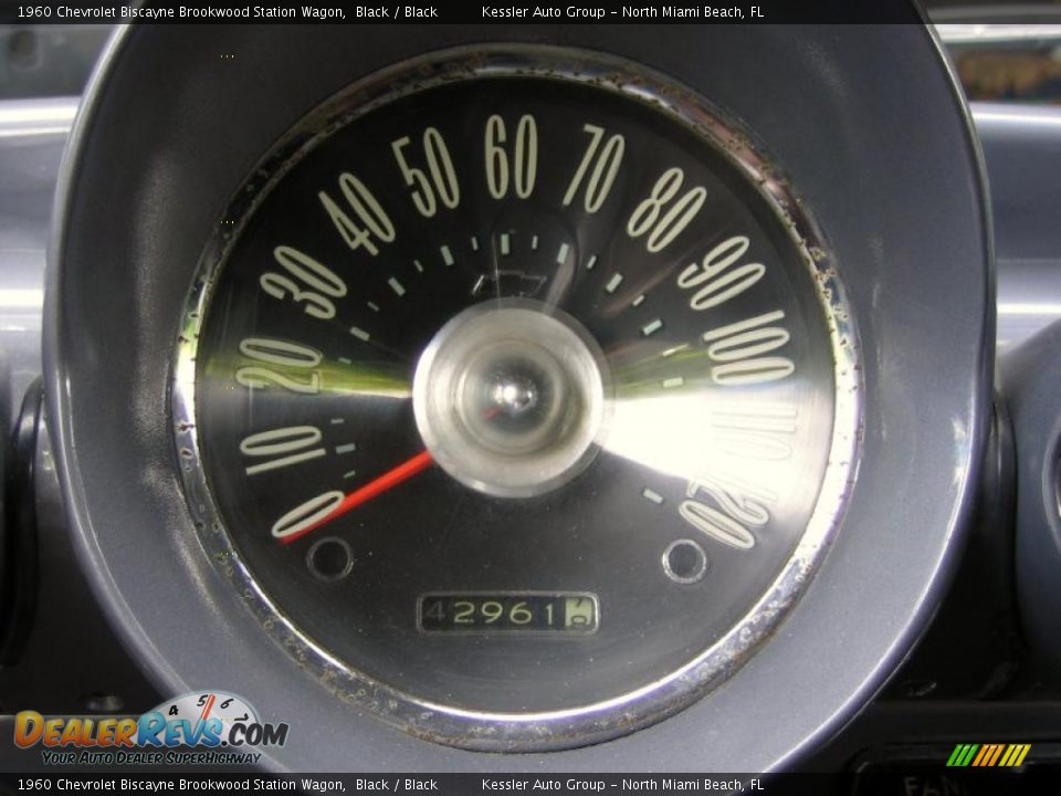 1960 Chevrolet Biscayne Brookwood Station Wagon Gauges Photo #31