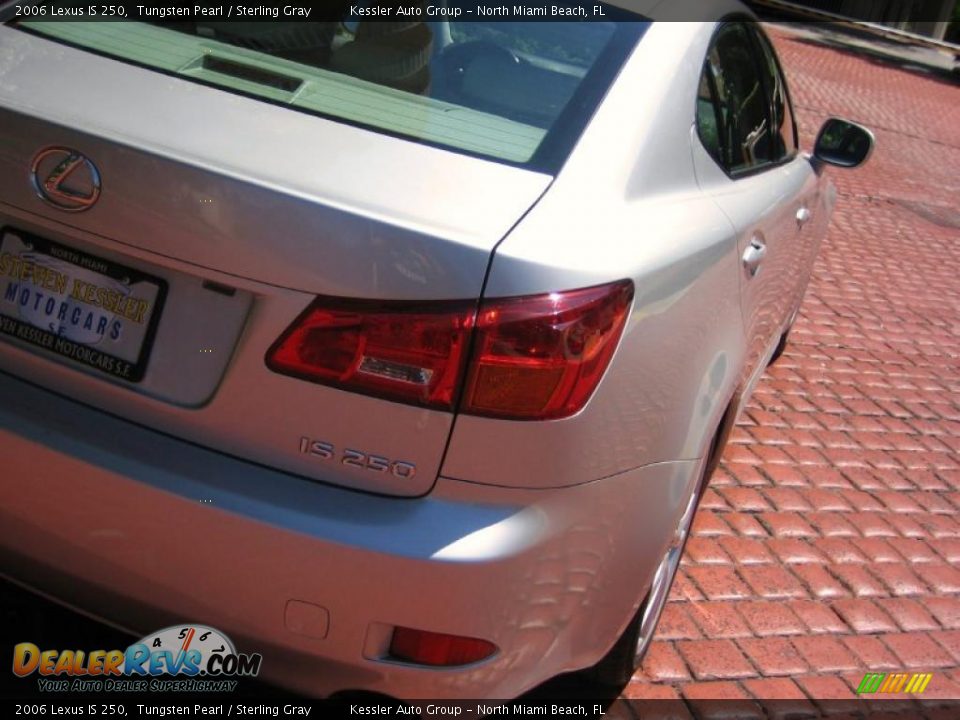 2006 Lexus IS 250 Tungsten Pearl / Sterling Gray Photo #12