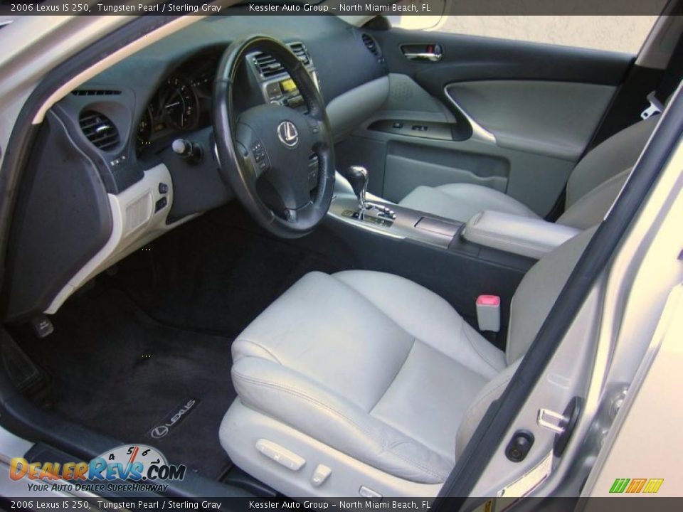 2006 Lexus IS 250 Tungsten Pearl / Sterling Gray Photo #13
