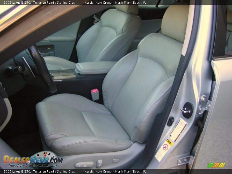 2006 Lexus IS 250 Tungsten Pearl / Sterling Gray Photo #14