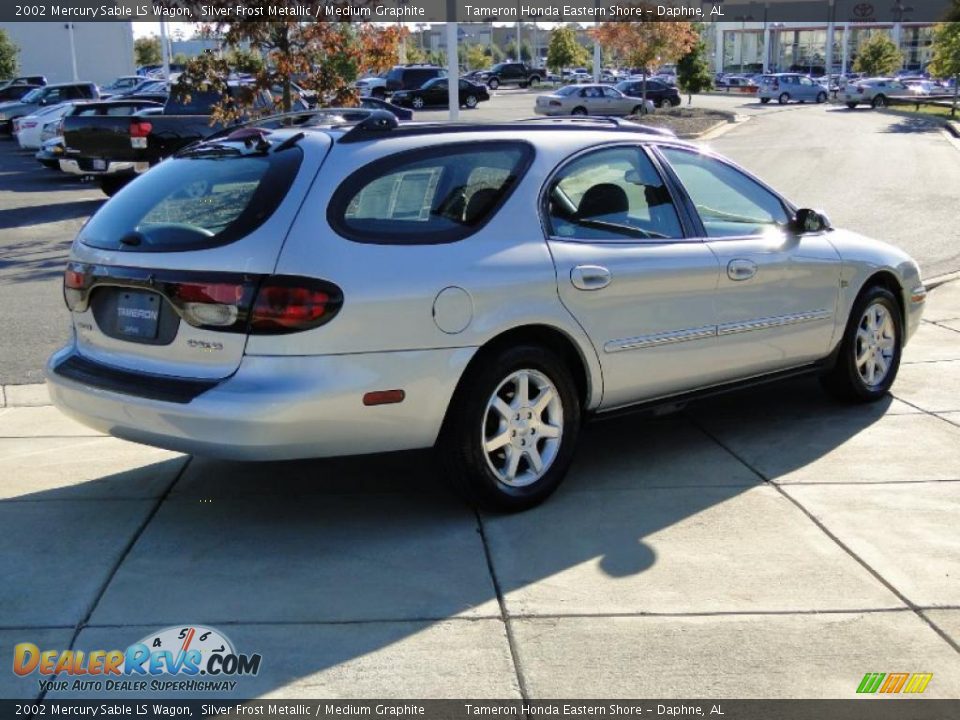 2002 Mercury Sable LS Wagon Silver Frost Metallic / Medium Graphite Photo #5