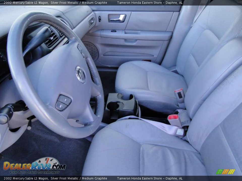 Medium Graphite Interior - 2002 Mercury Sable LS Wagon Photo #15
