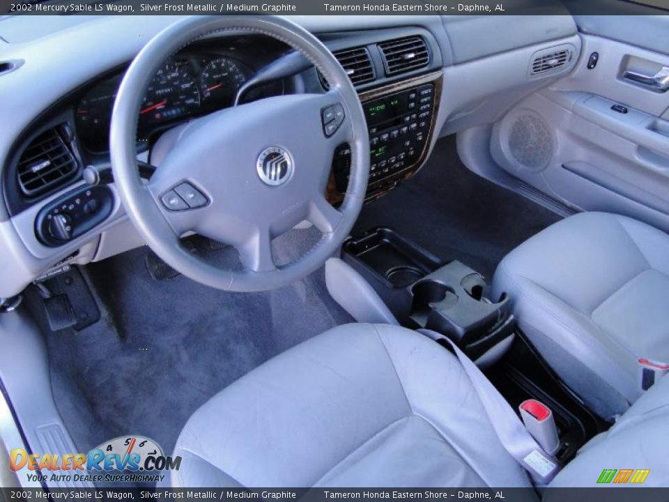 Medium Graphite Interior - 2002 Mercury Sable LS Wagon Photo #16