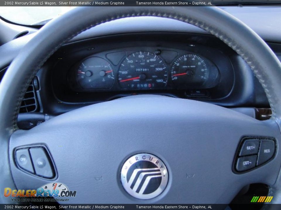 2002 Mercury Sable LS Wagon Silver Frost Metallic / Medium Graphite Photo #18