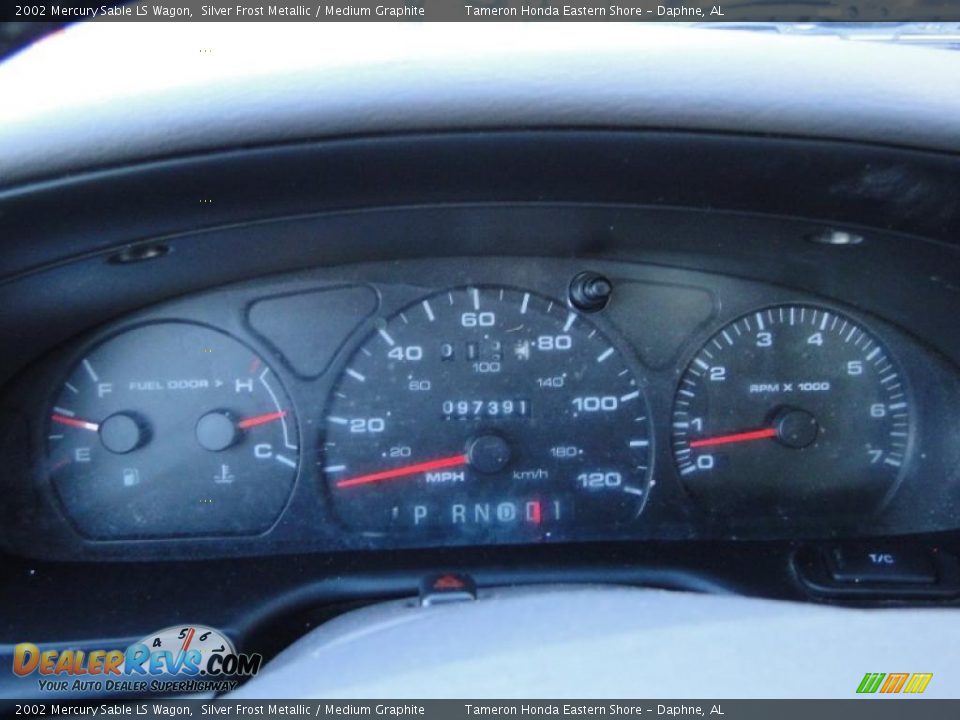 2002 Mercury Sable LS Wagon Silver Frost Metallic / Medium Graphite Photo #19
