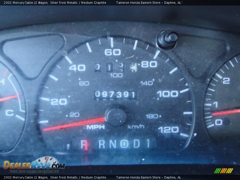 2002 Mercury Sable LS Wagon Silver Frost Metallic / Medium Graphite Photo #20