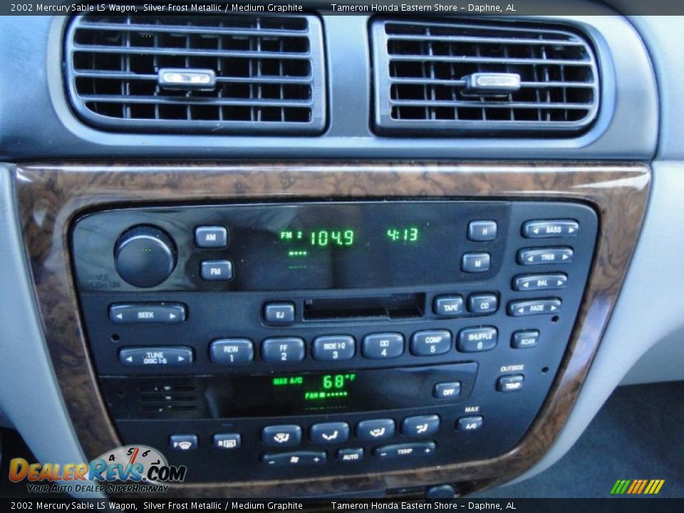 2002 Mercury Sable LS Wagon Silver Frost Metallic / Medium Graphite Photo #21