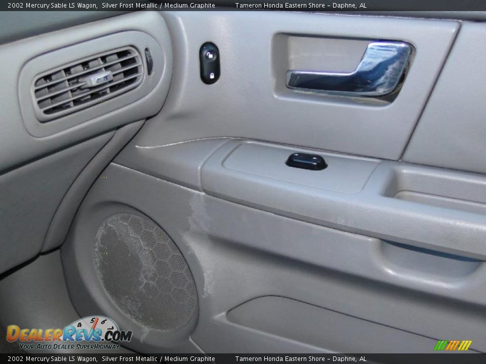 2002 Mercury Sable LS Wagon Silver Frost Metallic / Medium Graphite Photo #22