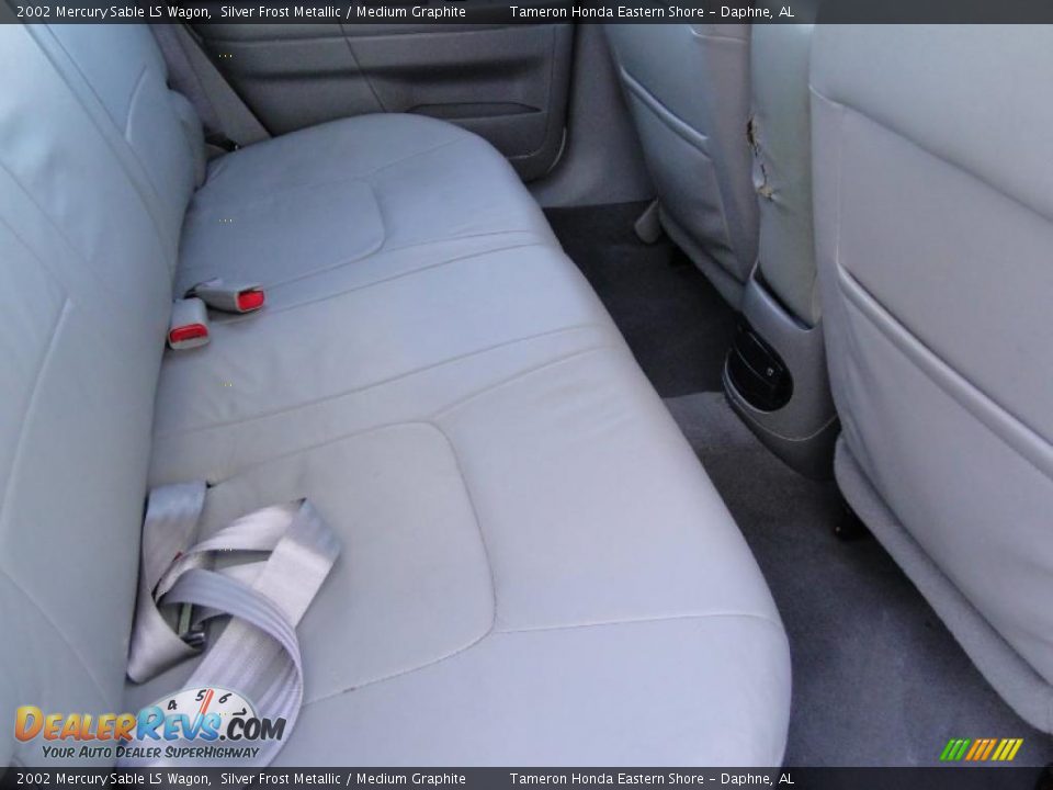 2002 Mercury Sable LS Wagon Silver Frost Metallic / Medium Graphite Photo #28