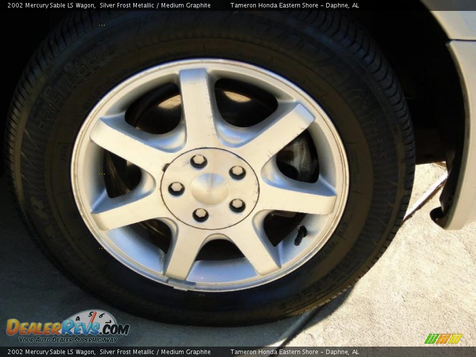 2002 Mercury Sable LS Wagon Silver Frost Metallic / Medium Graphite Photo #33