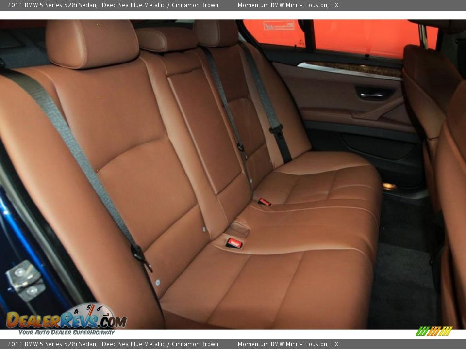 Cinnamon Brown Interior - 2011 BMW 5 Series 528i Sedan Photo #11