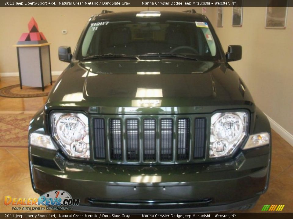 2011 Jeep Liberty Sport 4x4 Natural Green Metallic / Dark Slate Gray Photo #13