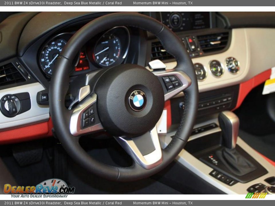 2011 BMW Z4 sDrive30i Roadster Steering Wheel Photo #12