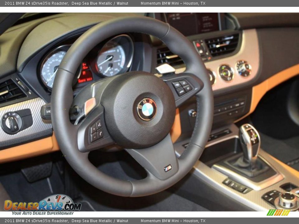 2011 BMW Z4 sDrive35is Roadster Steering Wheel Photo #13