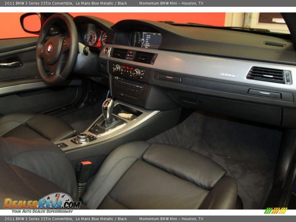 Black Interior - 2011 BMW 3 Series 335is Convertible Photo #8