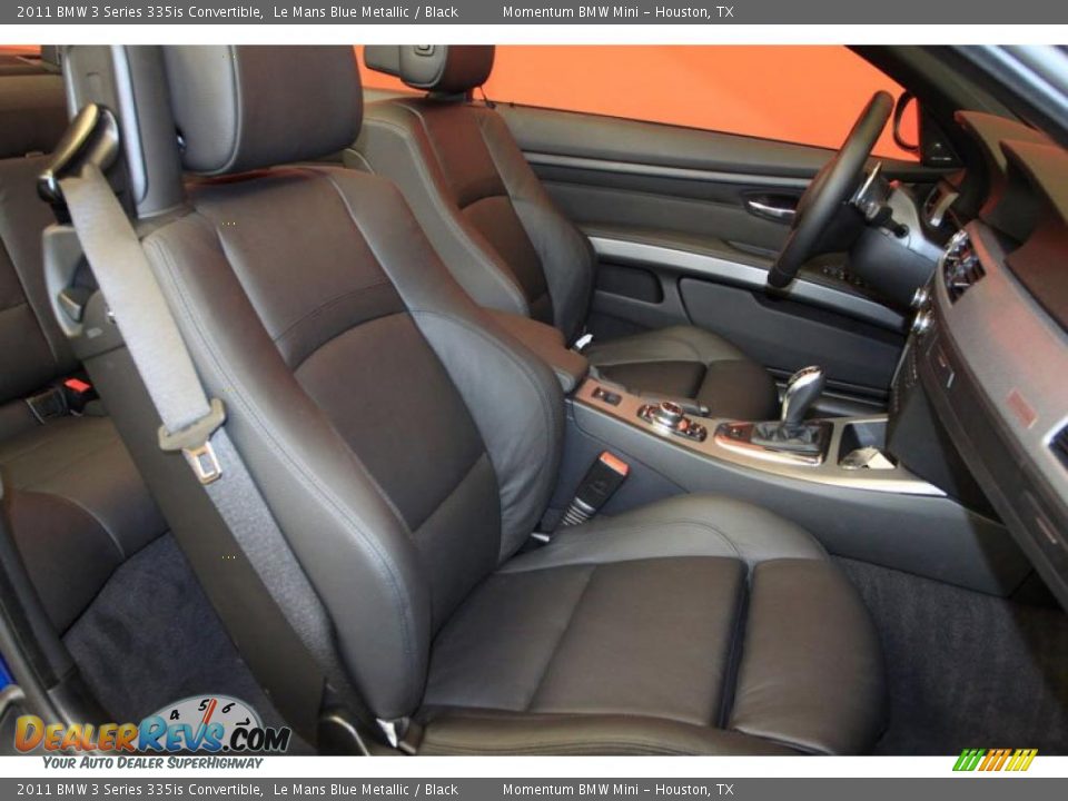 Black Interior - 2011 BMW 3 Series 335is Convertible Photo #9