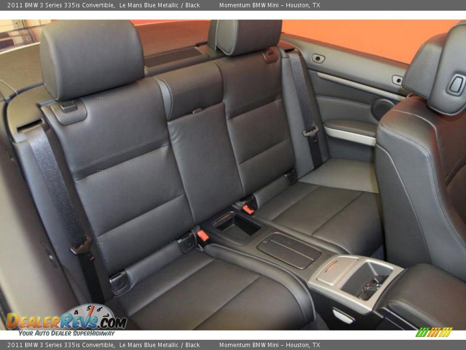 Black Interior - 2011 BMW 3 Series 335is Convertible Photo #10