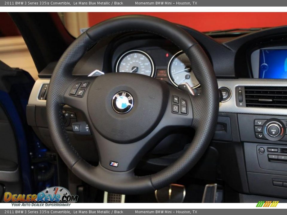 2011 BMW 3 Series 335is Convertible Steering Wheel Photo #14