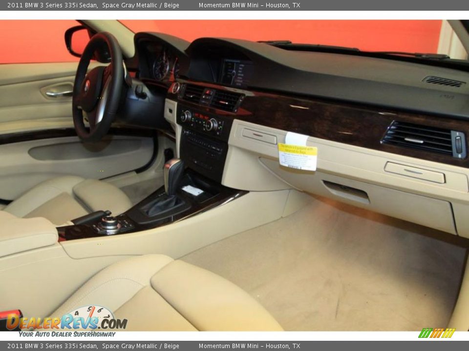 2011 BMW 3 Series 335i Sedan Space Gray Metallic / Beige Photo #8
