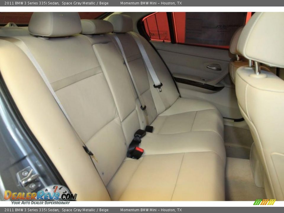 2011 BMW 3 Series 335i Sedan Space Gray Metallic / Beige Photo #10