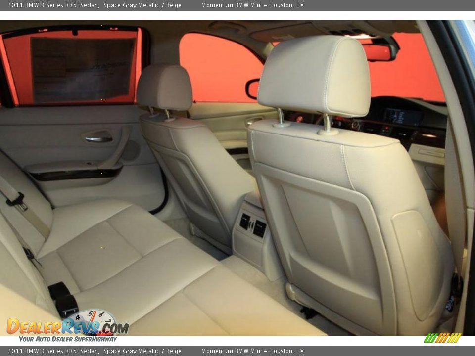 2011 BMW 3 Series 335i Sedan Space Gray Metallic / Beige Photo #11