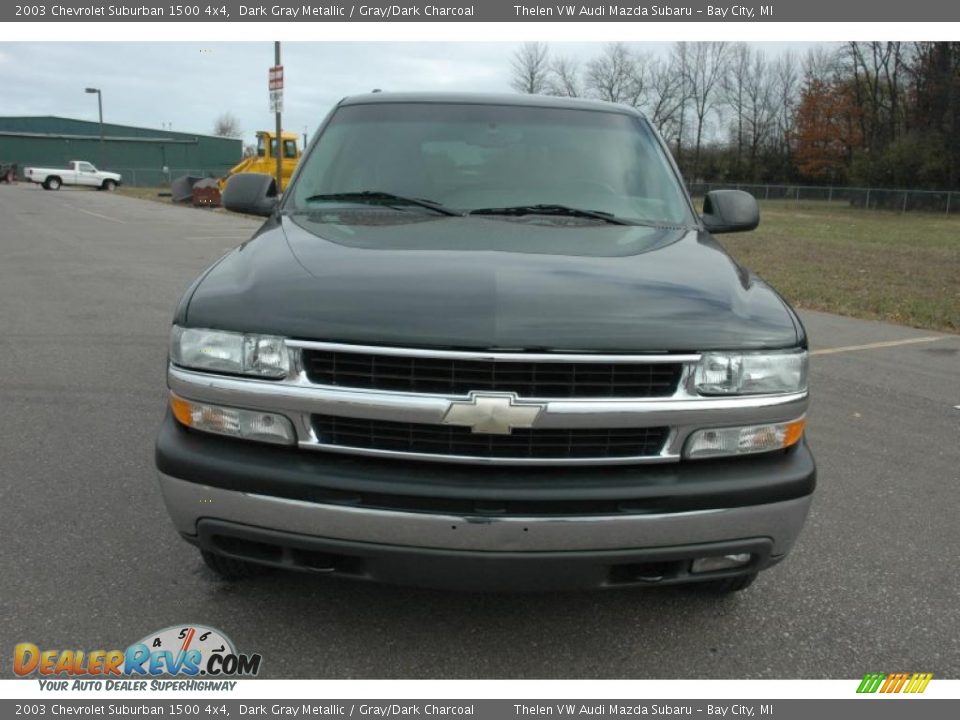 2003 Chevrolet Suburban 1500 4x4 Dark Gray Metallic / Gray/Dark Charcoal Photo #2