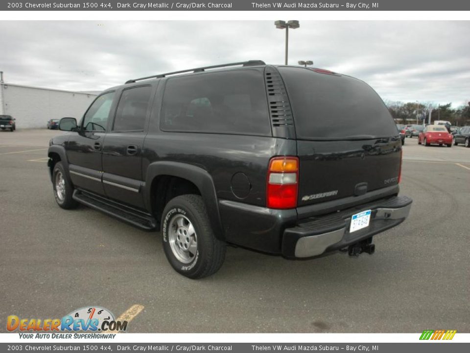 2003 Chevrolet Suburban 1500 4x4 Dark Gray Metallic / Gray/Dark Charcoal Photo #4