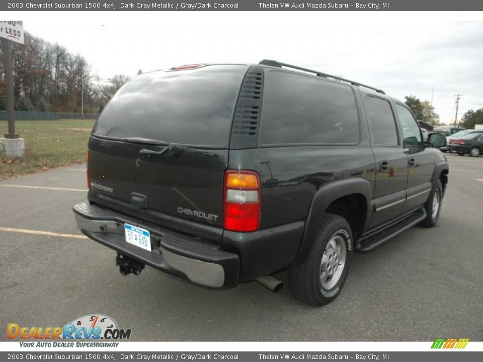 2003 Chevrolet Suburban 1500 4x4 Dark Gray Metallic / Gray/Dark Charcoal Photo #6