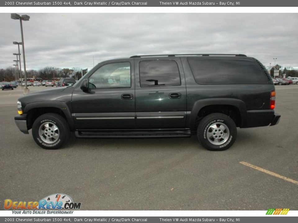 2003 Chevrolet Suburban 1500 4x4 Dark Gray Metallic / Gray/Dark Charcoal Photo #7