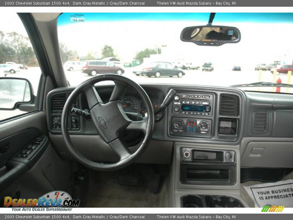 2003 Chevrolet Suburban 1500 4x4 Dark Gray Metallic / Gray/Dark Charcoal Photo #11