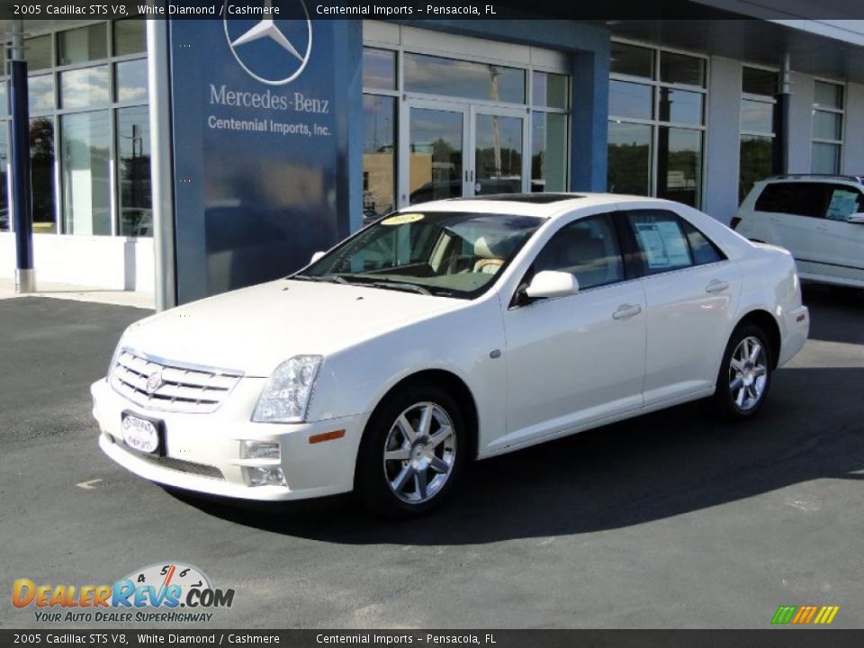 2005 Cadillac STS V8 White Diamond / Cashmere Photo #1