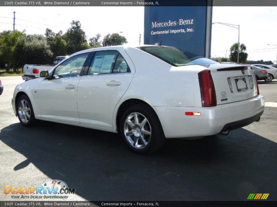 2005 Cadillac STS V8 White Diamond / Cashmere Photo #7