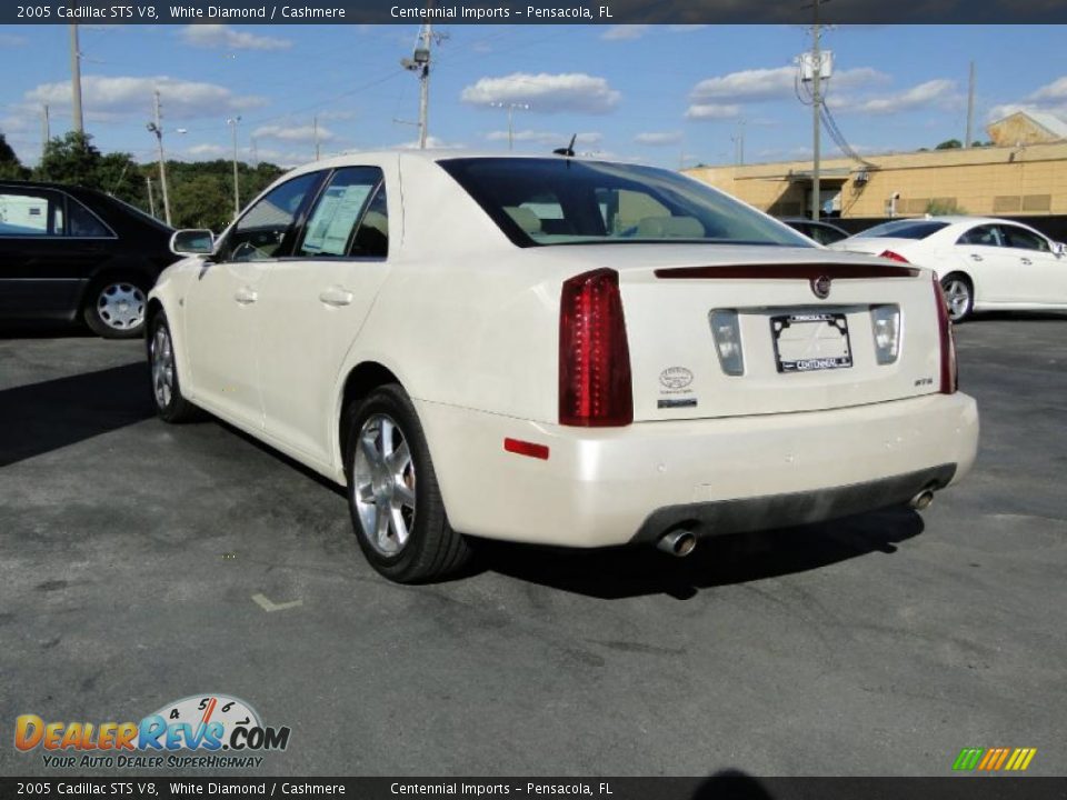 2005 Cadillac STS V8 White Diamond / Cashmere Photo #8