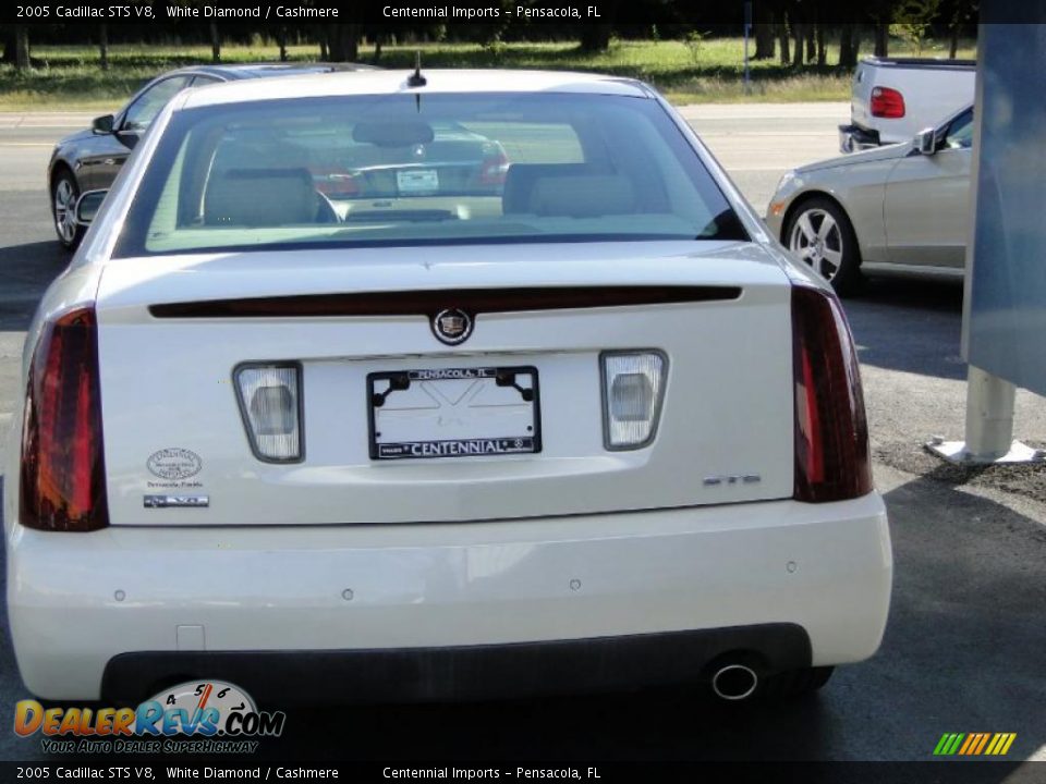 2005 Cadillac STS V8 White Diamond / Cashmere Photo #9