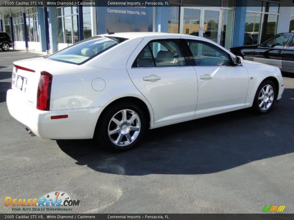 2005 Cadillac STS V8 White Diamond / Cashmere Photo #11