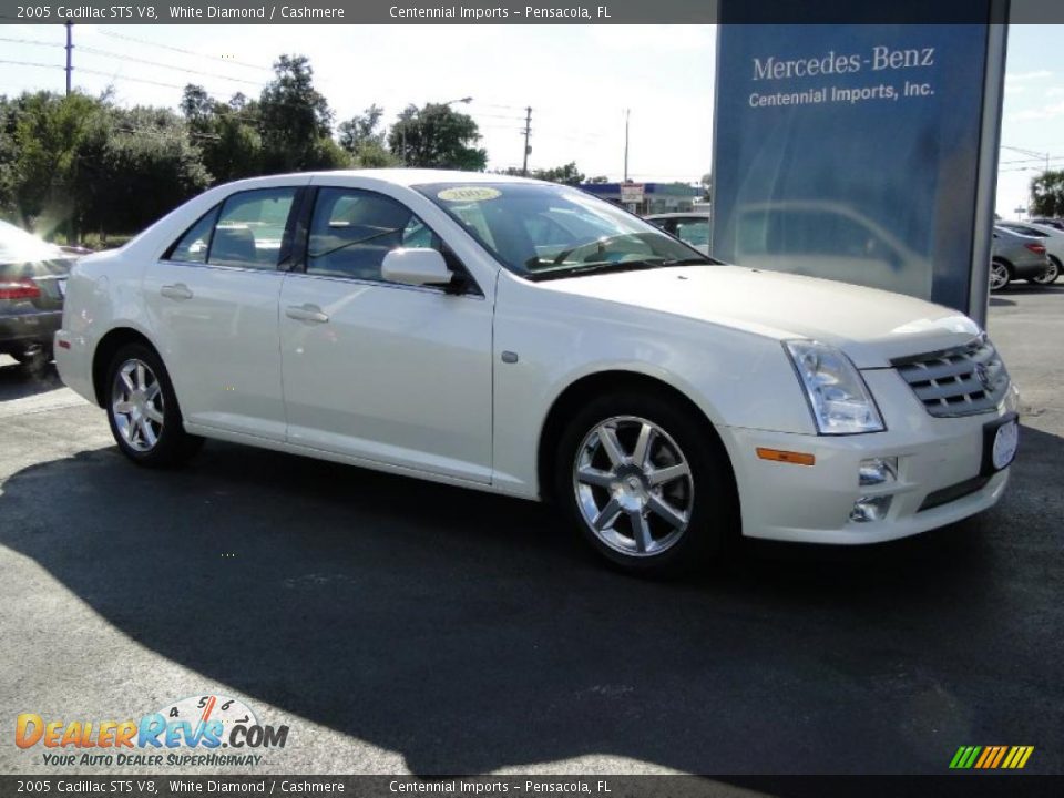 2005 Cadillac STS V8 White Diamond / Cashmere Photo #13